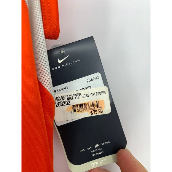 Nike Cycling Full Zip Jersey Womens Sz Large Bright Orange Gray Mesh - Picture 5 of 7